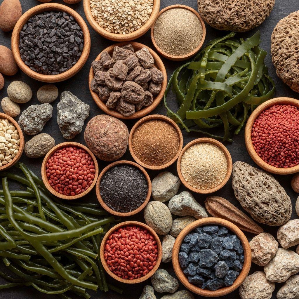 Mineral-rich botanicals and sea vegetables